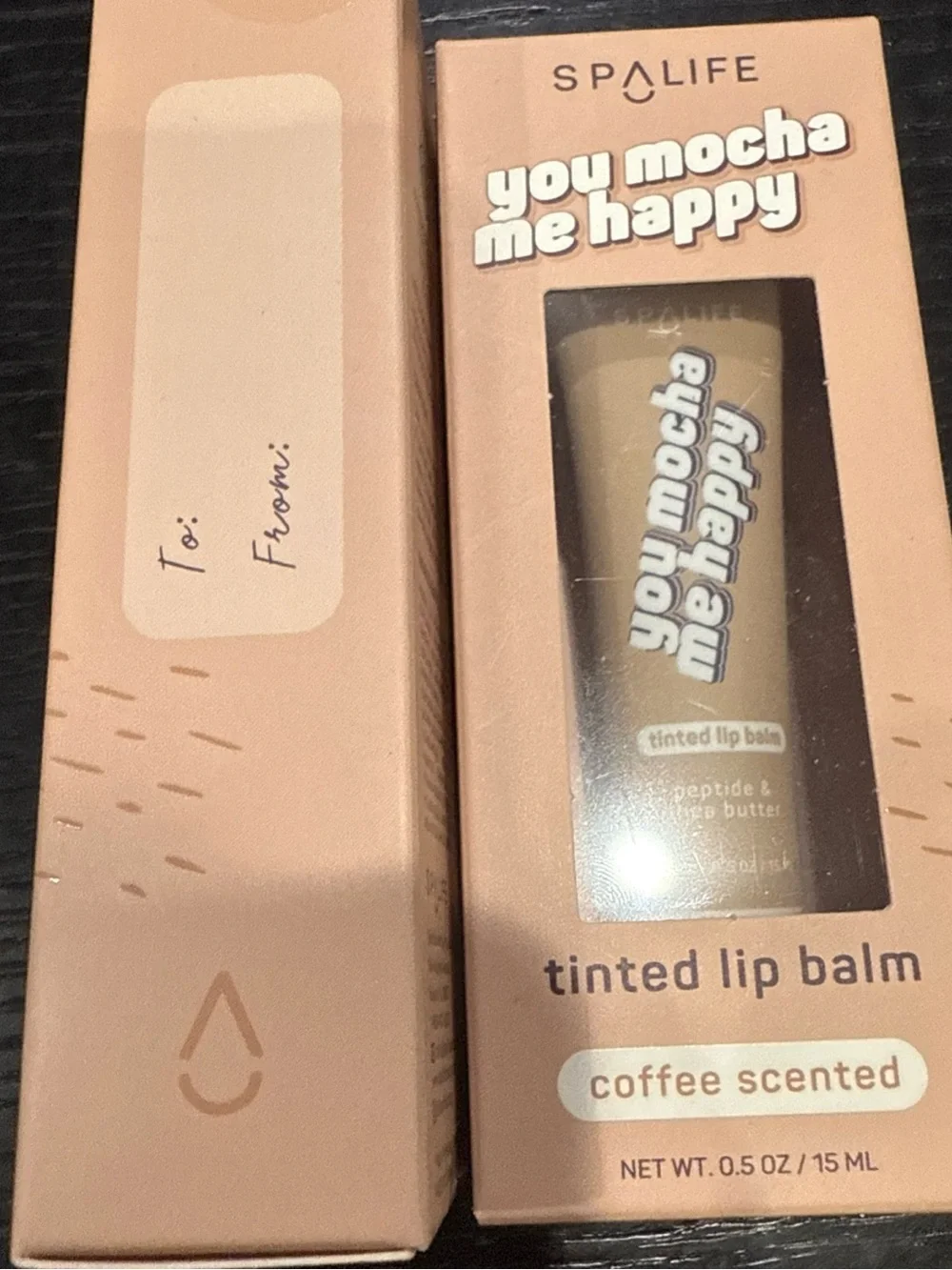 SpaLife 2-Pack You Mocha Me Happy Tinted Lip Balm